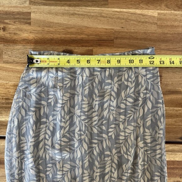 Y2K Banana Republic Womens Silk Midi Skirt Sz 2 Forest Fairy Boho Whimsy - Picture 14 of 15